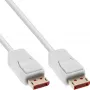 DisplayPort kaabel InLine 17201W, DisplayPort–DisplayPort, 1 m, valge