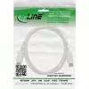 DisplayPort kaabel InLine 17201W, DisplayPort–DisplayPort, 1 m, valge