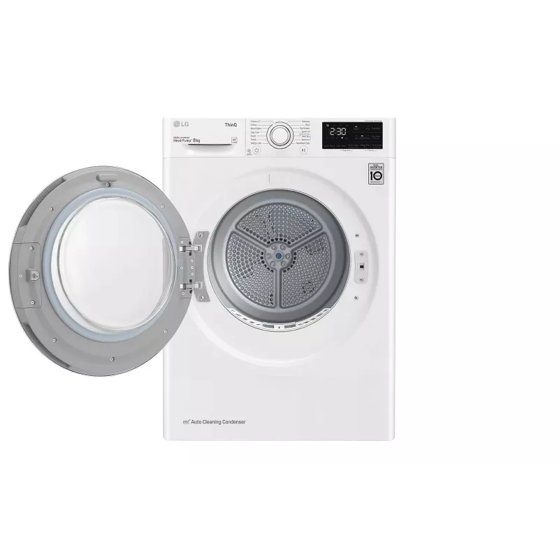 LG RH80V3AV6N kuivati Eraldiseisev Eestlaetav 8 kg Valge