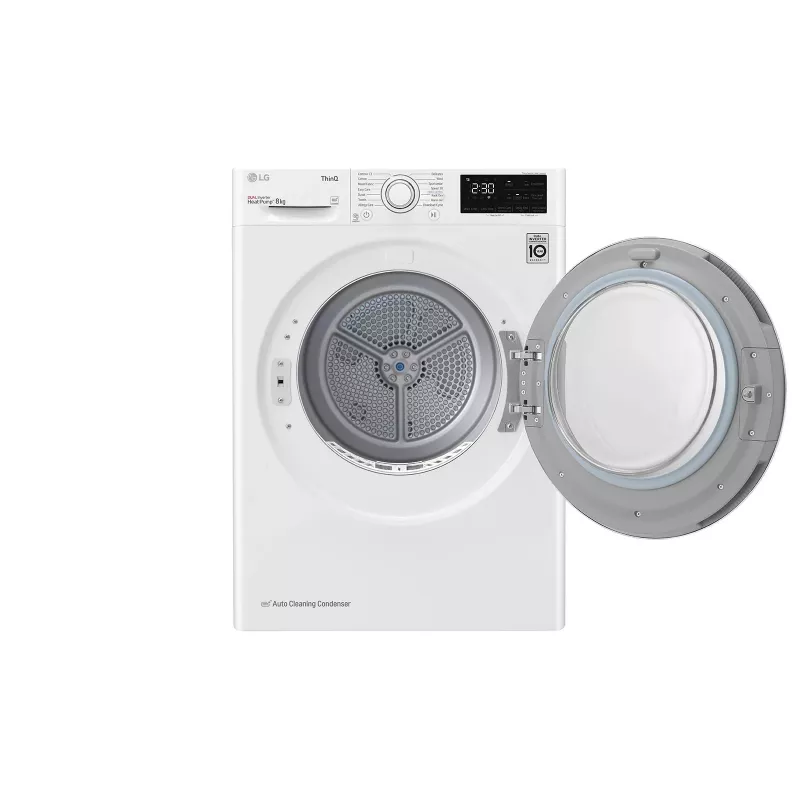 LG RH80V3AV6N kuivati Eraldiseisev Eestlaetav 8 kg Valge