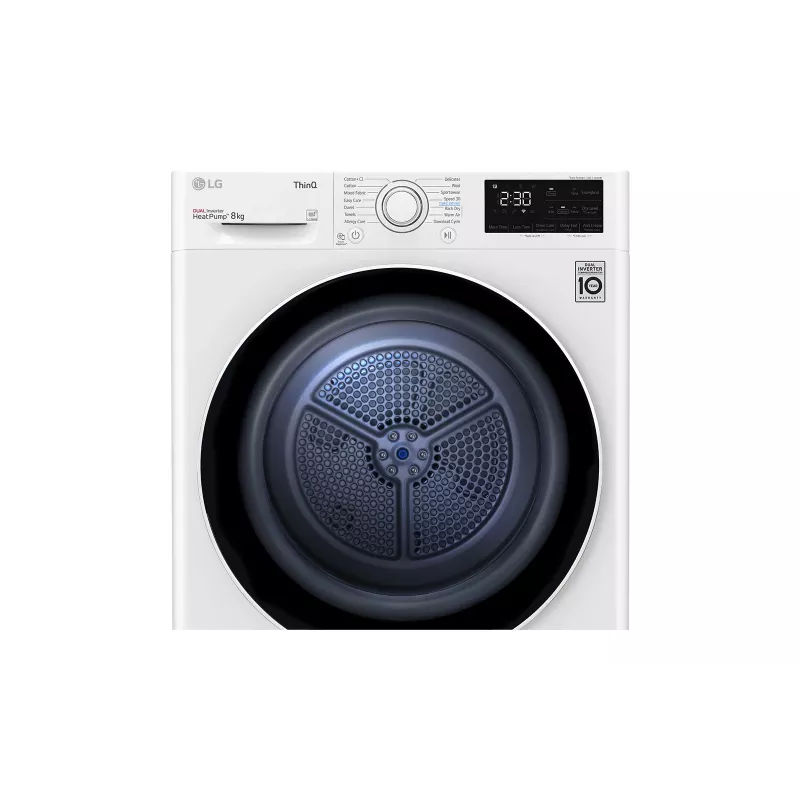 LG RH80V3AV6N kuivati Eraldiseisev Eestlaetav 8 kg Valge