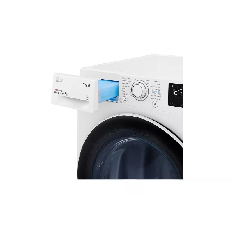 LG RH80V3AV6N kuivati Eraldiseisev Eestlaetav 8 kg Valge