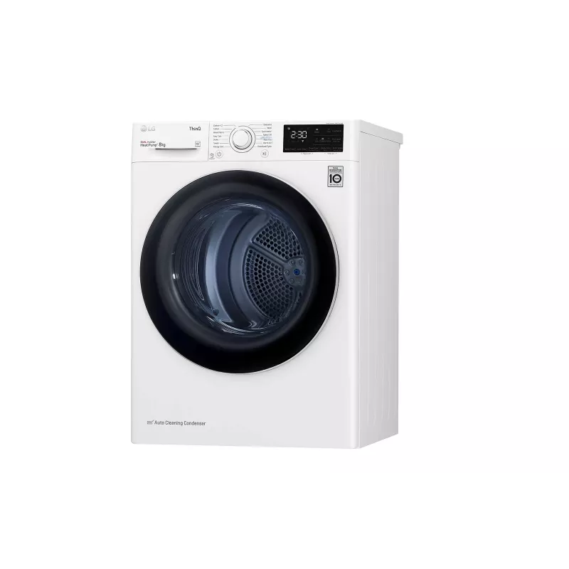 LG RH80V3AV6N kuivati Eraldiseisev Eestlaetav 8 kg Valge