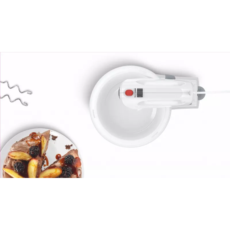 Bosch MFQ2600G käsisegisti koos alusega ja kausiga 375 W valge