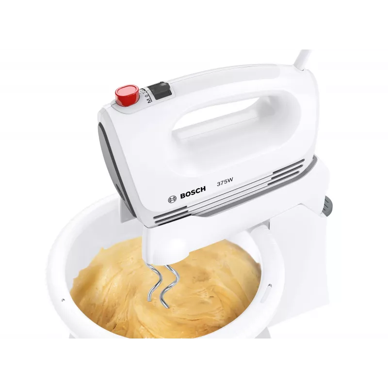 Bosch MFQ2600G käsisegisti koos alusega ja kausiga 375 W valge