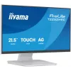 Monitor IIYAMA ProLite T2252MSC-W2AG 21,4-tolline (54,5 cm) Full HD 1920x1080 LCD puuteekraan, 5 ms, USB 3.2 jaotur, kõlarid, VESA, valge