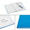 Leitz Notebook Solid Hardcover A5 ruuduline 90 g 80 lehte, monokroomne, sinine, A5, 80 lehte, läikiv, 80 g/m²