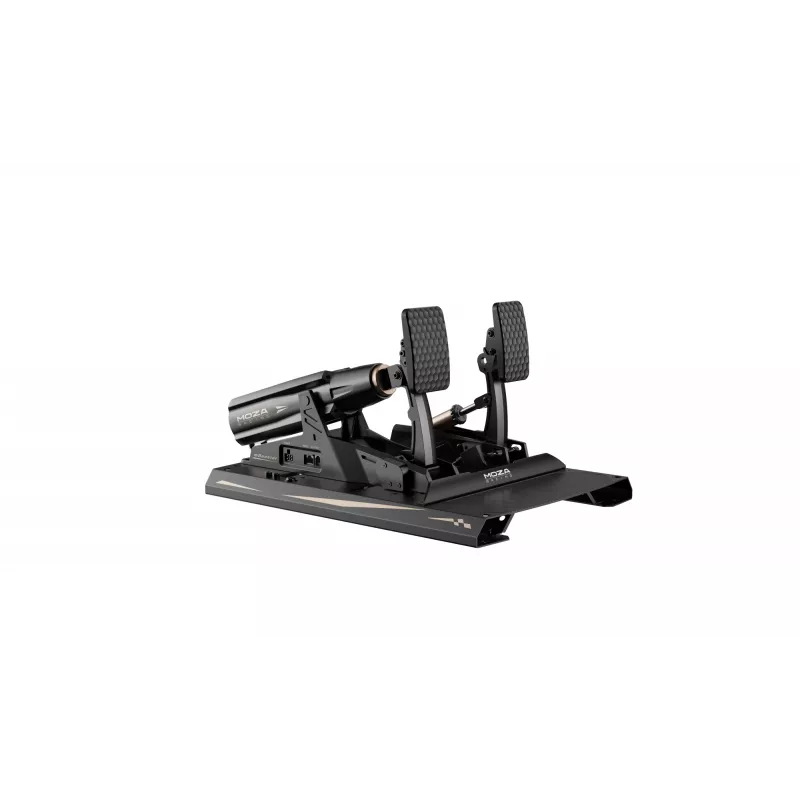 Pedal Moza Racing mBooster Set Alumiinium Must USB Type-A Type-B USB-C