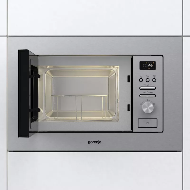 Gorenje BMI201AG1X Roostevabast terasest kombineeritud mikrolaineahi, sisseehitatav, 20-liitrine, 800 W