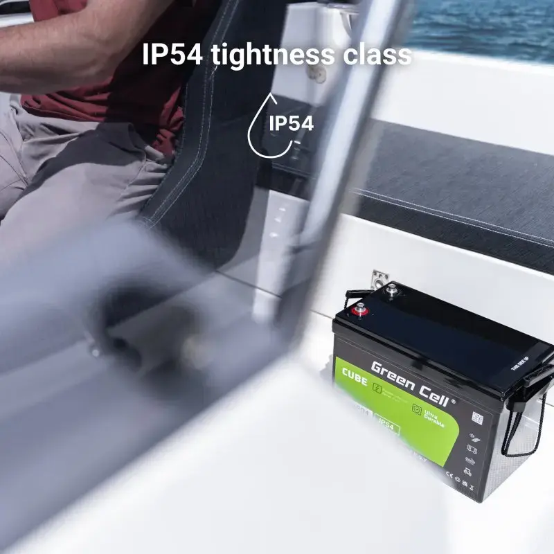 UPS-i aku roheline Cell LFPGC12V50AH liitium-raudfosfaat 12 V 50 Ah 640 Wh, 75 A tühjendus