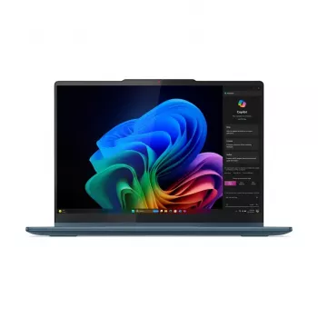 2-ühes sülearvuti Lenovo Yoga 7 14-tolline OLED-puuteekraan, Ryzen AI 5 340, 16 GB LPDDR5, 512 GB SSD, Radeon 840M, 70 Wh, Tidal Teal