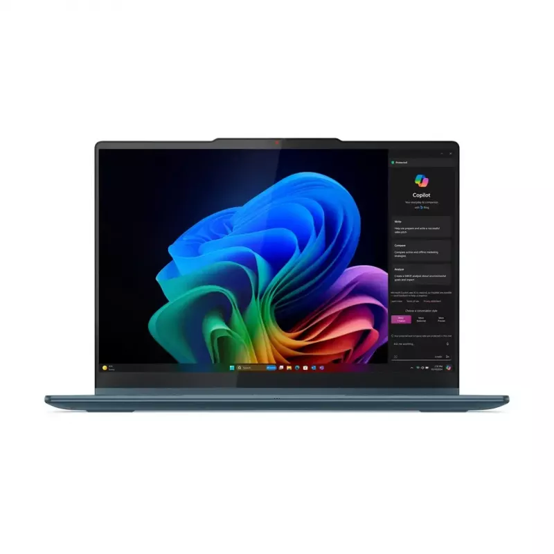 2-ühes sülearvuti Lenovo Yoga 7 14-tolline OLED-puuteekraan, Ryzen AI 5 340, 16 GB LPDDR5, 512 GB SSD, Radeon 840M, 70 Wh, Tidal Teal