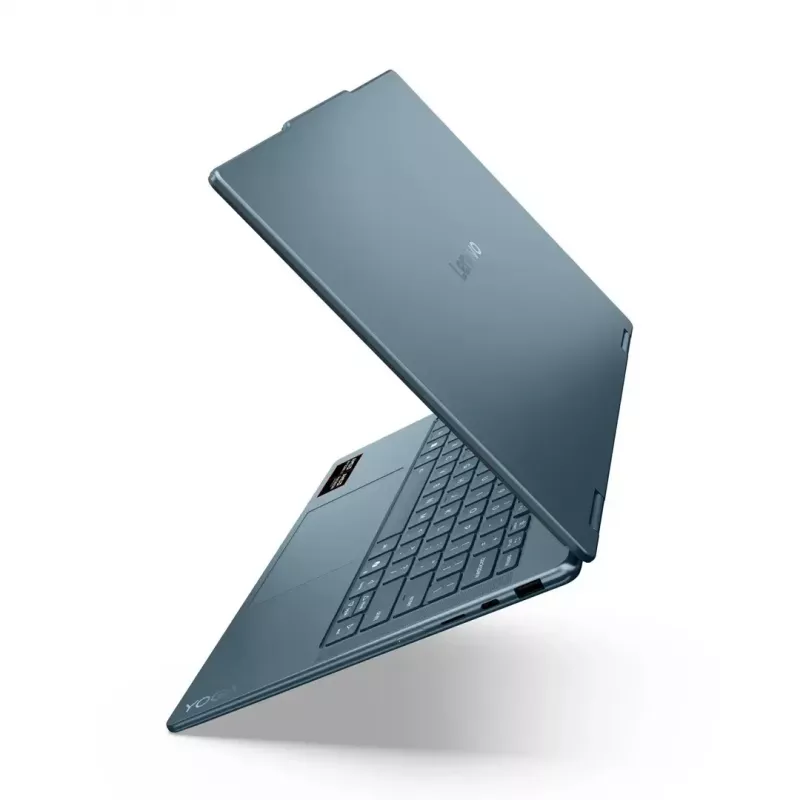 2-ühes sülearvuti Lenovo Yoga 7 14-tolline OLED-puuteekraan, Ryzen AI 5 340, 16 GB LPDDR5, 512 GB SSD, Radeon 840M, 70 Wh, Tidal Teal
