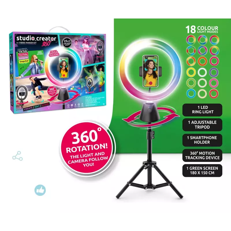Rotating Studio Canal Toys INF028CL 360 kraadi — Canal Toys pöörlev meisterdamiskomplekt lastele