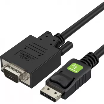 Techly Monitor DisplayPort-VGA kaabel 1,8 m ICOC DSP-V-018