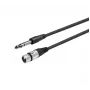Vivolink PROAUDXLRFJACKS10 helikaabel 10 m XLR 6.35mm Must