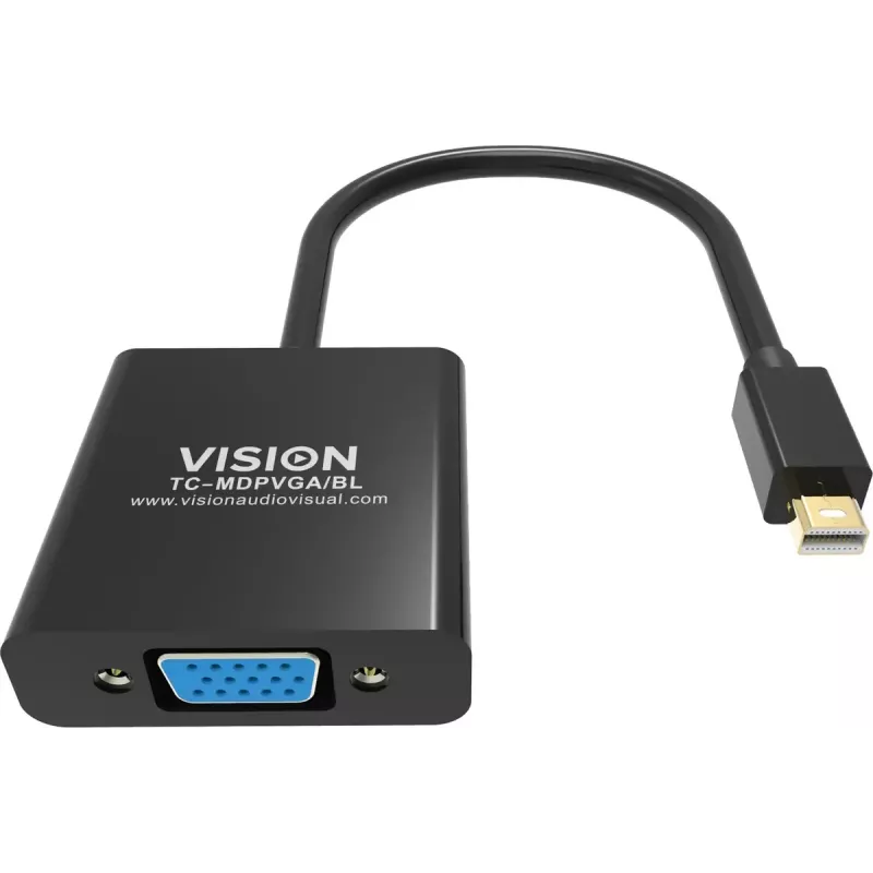 Videokaabli adapter Mini DisplayPort VGA Vision TC-MDPVGA/BL