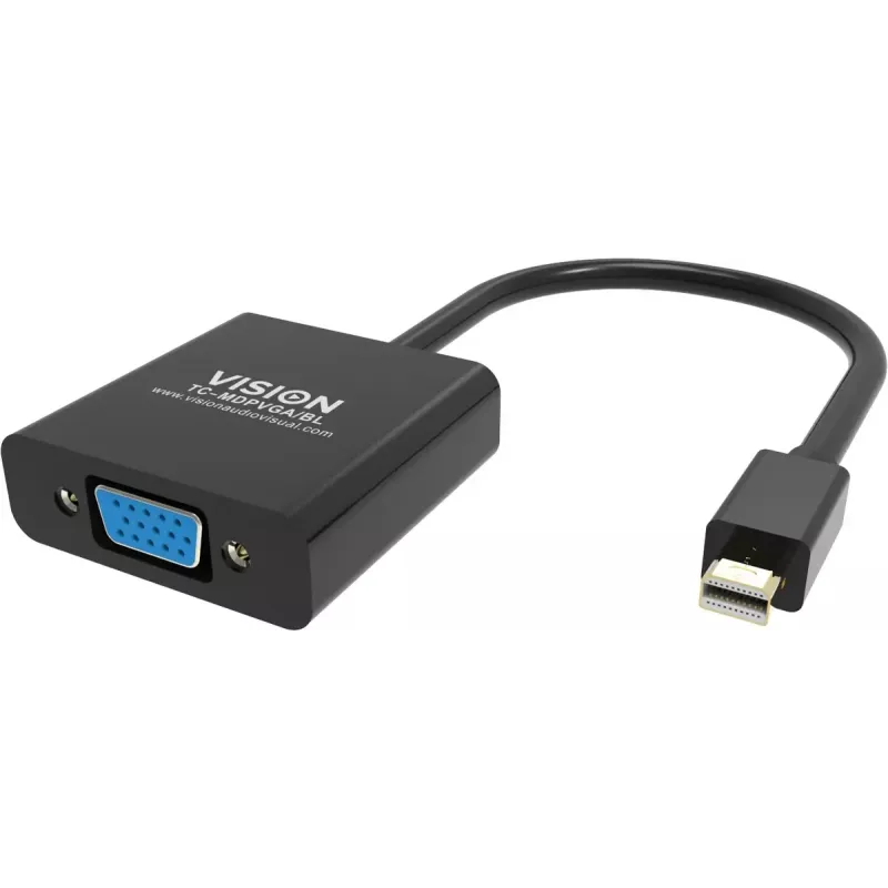 Videokaabli adapter Mini DisplayPort VGA Vision TC-MDPVGA/BL