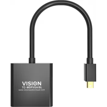 Videokaabli adapter Mini DisplayPort VGA Vision TC-MDPVGA/BL