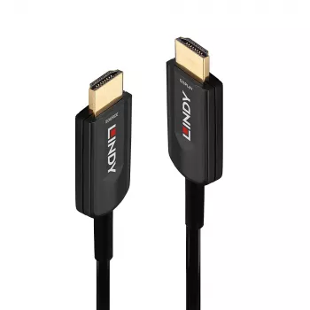 Lindy 10m fiiberoptiline hübriidjuhe ülikiire HDMI, 10 m, HDMI Type A (Standard), HDMI Type A (Standard), 48 Gbit/s, Audio Return Channel (ARC), must