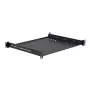 Riiuli riiul Lanview LVR1U-SLIDE-600MM-BL — 1U liuguriga 600 mm must