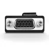 Lindy VGA EDID-emulaator, Must, 3840 x 2160 pikslit, Metall, DC, 5 V, 48 mm