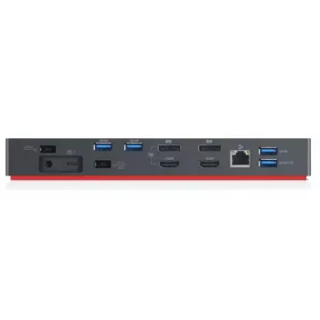 Lenovo 40AN0135DK sülearvuti dokk/pordikordisti juhtmega Thunderbolt 3 Must