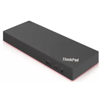 Lenovo 40AN0135SA sülearvuti dokk/pordireplikaator juhtmega Thunderbolt 3 Must