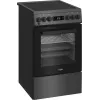 Whirlpool W5V8LCSA vabalt seisev pliit Elektripliit Keraamiline pliidiplaat Antratsiit