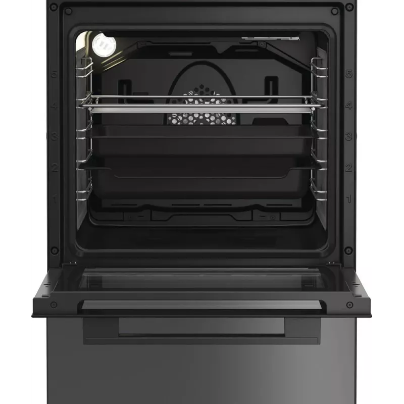 Whirlpool W5V8LCSA vabalt seisev pliit Elektripliit Keraamiline pliidiplaat Antratsiit