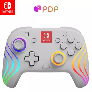 PDP Afterglow Wave Valge USB Gamepad Analoog / Digitaalne Nintendo Switch, Nintendo Switch Lite, Nintendo Switch OLED