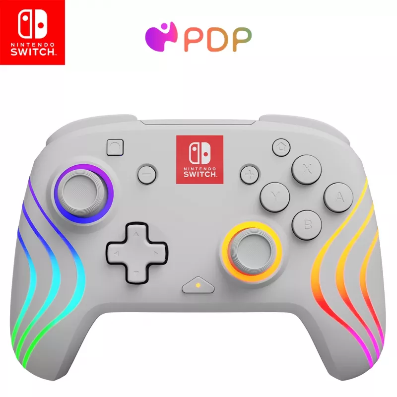 PDP Afterglow Wave Valge USB Gamepad Analoog / Digitaalne Nintendo Switch, Nintendo Switch Lite, Nintendo Switch OLED