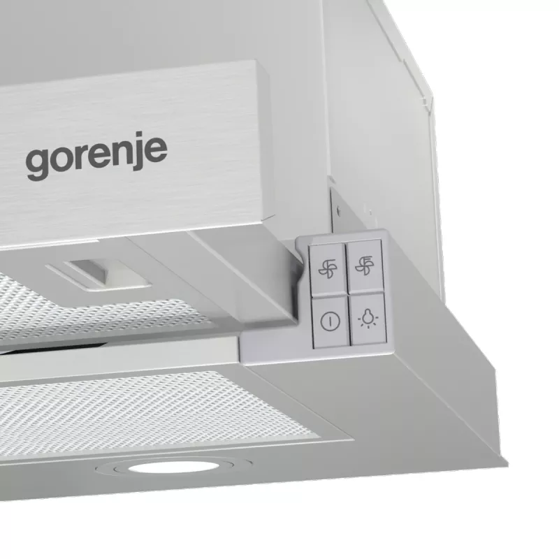 Gorenje TH62E4X poolsisseehitatud (väljatõmmatav) roostevaba teras 450 m³/h