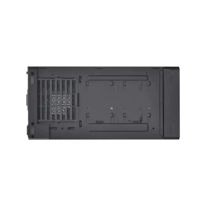 PC-korpus Lian Li Lancool 217 INF Midi Tower — Must, EATX/ATX/Micro-ATX/Mini-ITX tugi, 2x120 mm ees, 1x140 mm taga, 1×3,5 tolli + 8×2,5 tolli, karastatud klaas
