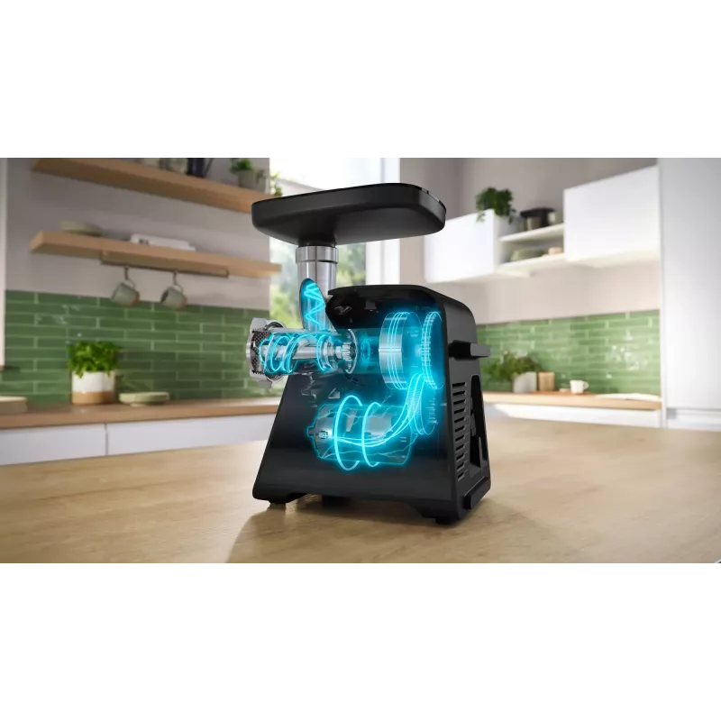 Bosch Serie 6 hakklihamasin 2100 W Must, Hõbedane