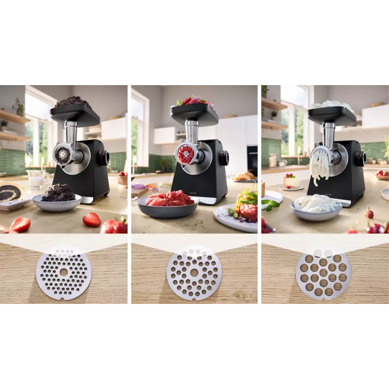 Bosch Serie 6 hakklihamasin 2100 W Must, Hõbedane