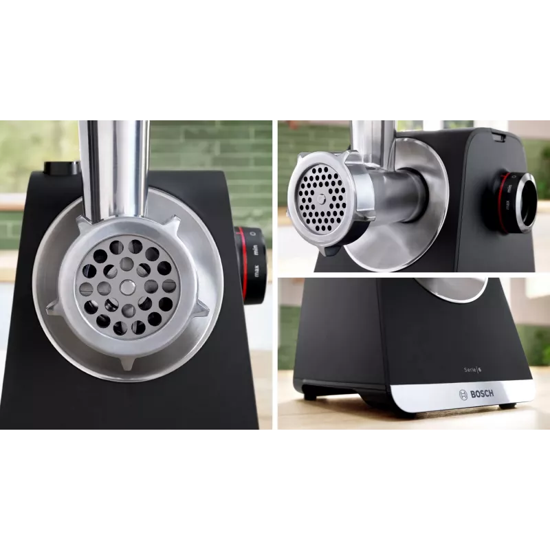 Bosch Serie 6 hakklihamasin 2100 W Must, Hõbedane