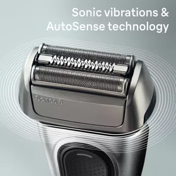 Braun Series 8 8517s elektriline pardel – märg ja kuiv, hõbedane