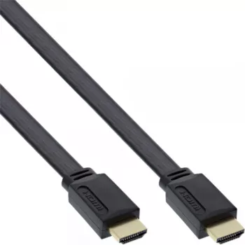 InLine HDMI lame kaabel High Speed kaabel with Ethernet kullatud must 5m