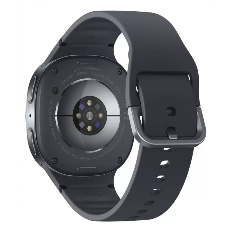 Samsung Galaxy Watch8 SM-L320NDAAXEF nutikell / spordikell 3,3 cm (1,3 tolli) AMOLED 40 mm digitaalne 438 x 438 pikslit grafiit Wi-Fi GPS (satelliit)