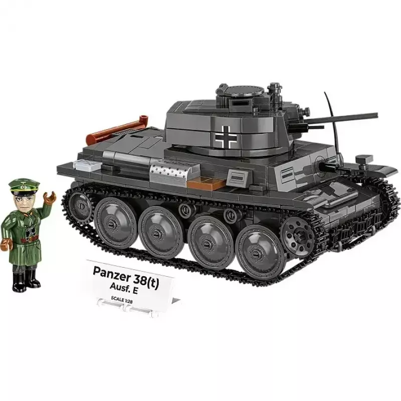 Ehituskomplekt Cobi Blocks Panzer 38 VZ.38 690 elementi – mõõtkavas mudeli ehituskomplekt