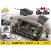 Ehituskomplekt Cobi Blocks Panzer 38 VZ.38 690 elementi – mõõtkavas mudeli ehituskomplekt