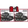 Ehituskomplekt Cobi Blocks Panzer 38 VZ.38 690 elementi – mõõtkavas mudeli ehituskomplekt