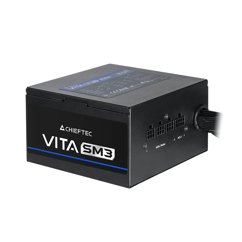 Toiteplokk CHIEFTEC Vita BPX-650-C 650 W, 20+4 pin ATX, 80 PLUS Bronze, Must