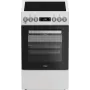 Whirlpool W5V5LCW vabaltseisev pliit elektriline keraamiline pliidiplaat must, valge
