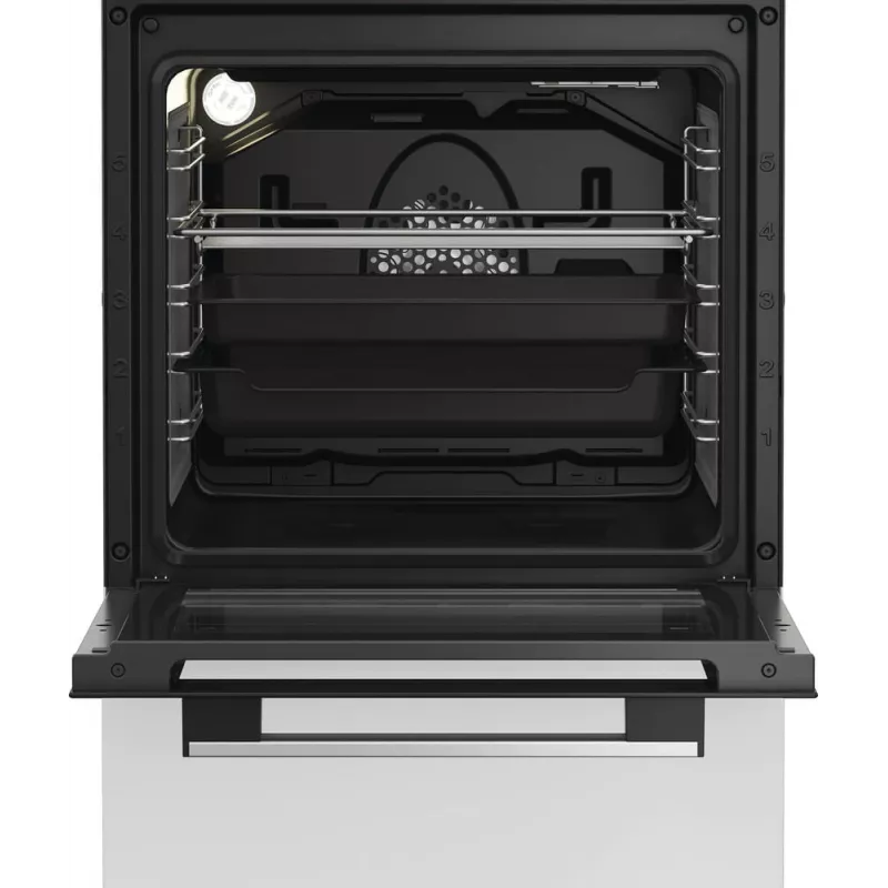 Whirlpool W5V5LCW vabaltseisev pliit elektriline keraamiline pliidiplaat must, valge