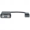 Manhattan DisplayPort VGA HD15 muundurkaabel, 15 cm, isane emasele, aktiivne, DP riiviga, must, eluaegne garantii, samaväärne DP2VGA2-ga