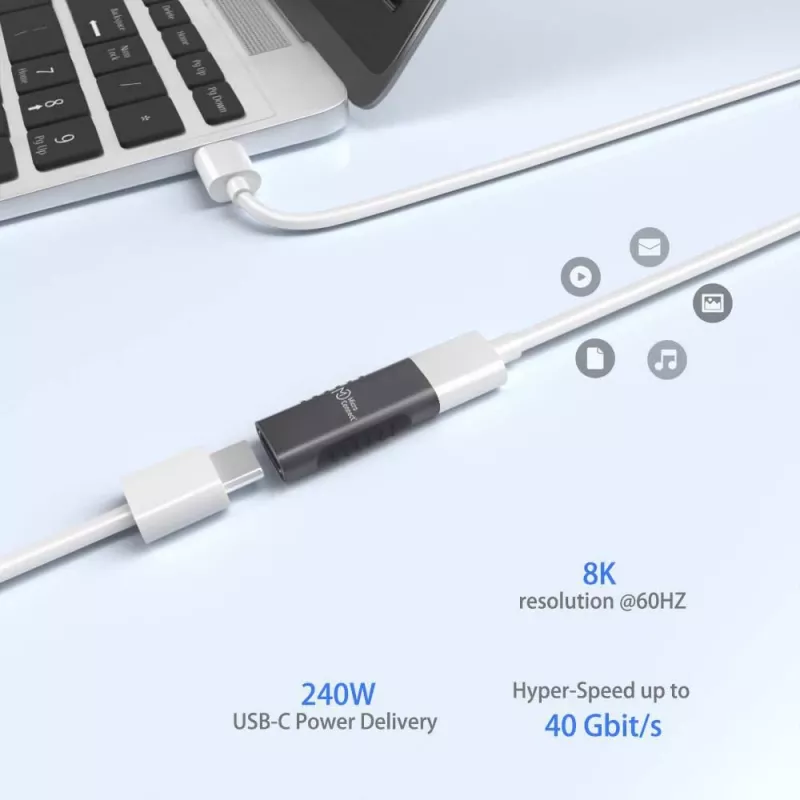 Microconnect USB3.2CFFA kaabel soovaheti USB C Must