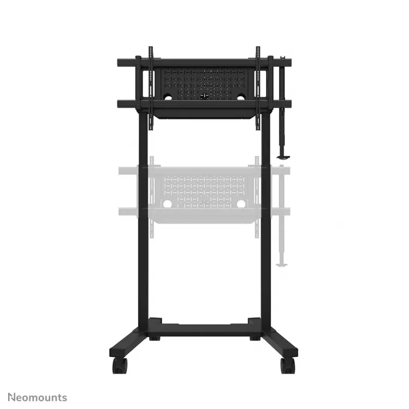 TV-käru Neomounts FL55-975BL1 motoriseeritud 75–115 tolli ekraanidele, teras, must, max 160 kg, kõrgus 2154 mm