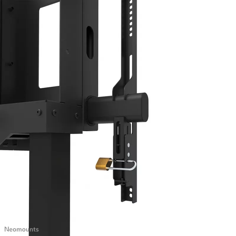 TV-käru Neomounts FL55-975BL1 motoriseeritud 75–115 tolli ekraanidele, teras, must, max 160 kg, kõrgus 2154 mm